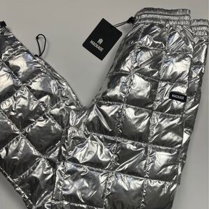 Mackage Silver Quilted Women's Pants